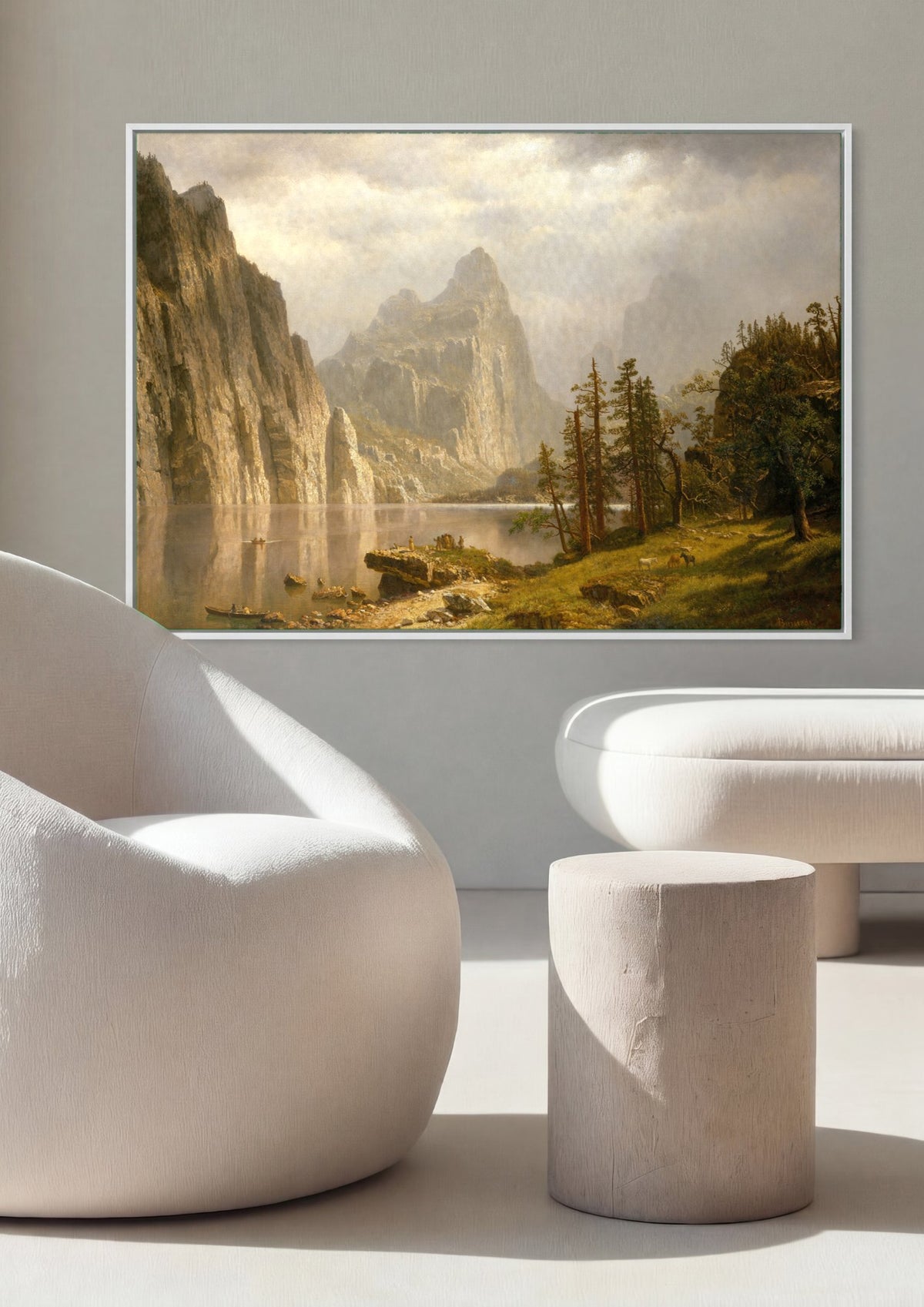 Quadro Decorativo 'Lake Tahoe' - Albert Bierstadt | quadro emoldurado na parede