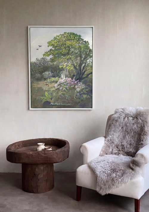 Quadro Decorativo 'Mozart's Grave' - Oskar Laske em ambiente decorado