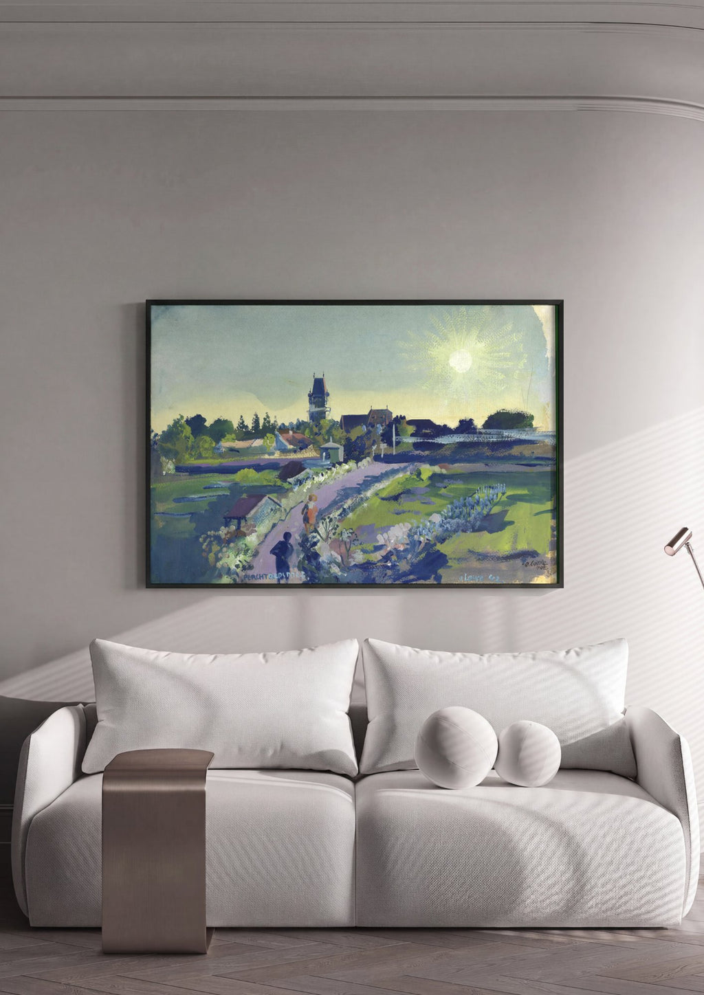 Quadro Decorativo Perchtoldsdorf - Oskar Laske em ambiente decorado