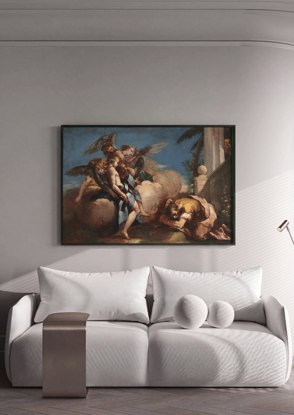 Quadro Decorativo A Agonia no Horto - Francesco Guardi em ambiente decorado