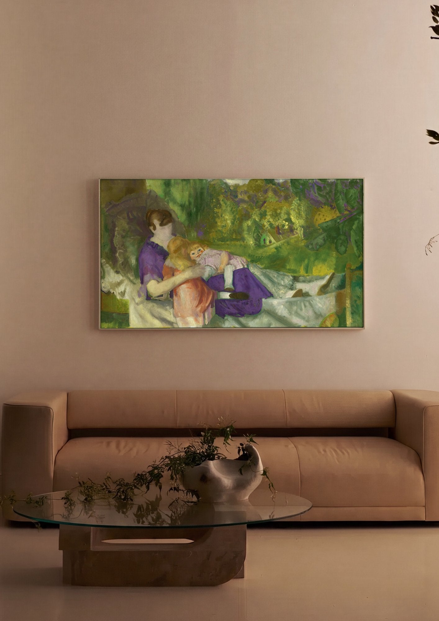 Quadro Decorativo Cenas de Verão - George Bellows em ambiente decorado