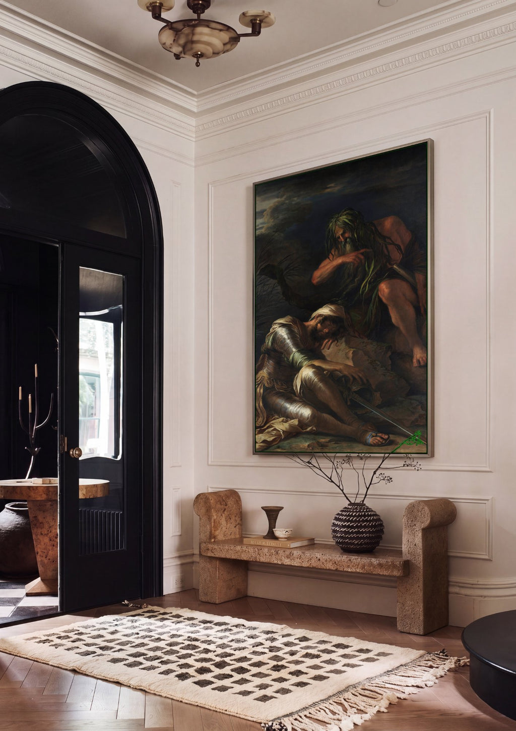 Quadro Decorativo A Poesia e a Pintura - Salvator Rosa | quadro emoldurado na parede