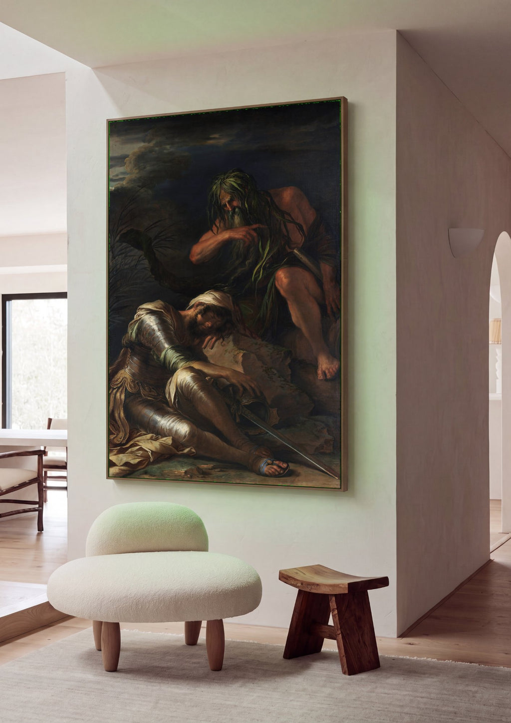 Quadro Decorativo A Poesia e a Pintura - Salvator Rosa | quadro emoldurado na parede