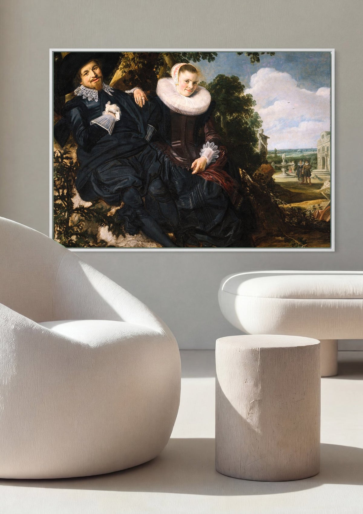 Quadro Decorativo Casal Jovem - Frans Hals | quadro emoldurado na parede