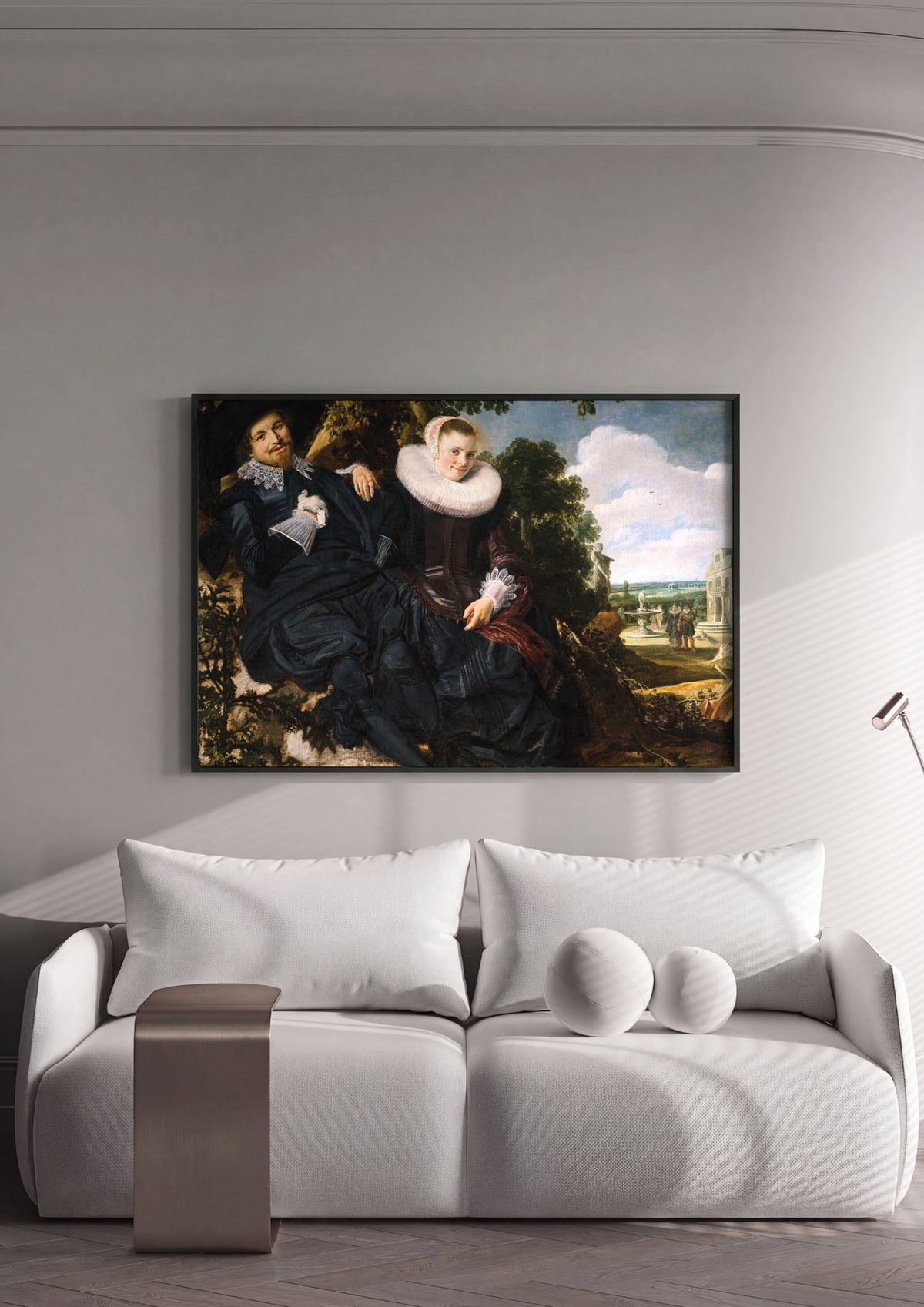 Quadro Decorativo Casal Jovem - Frans Hals | quadro emoldurado na parede