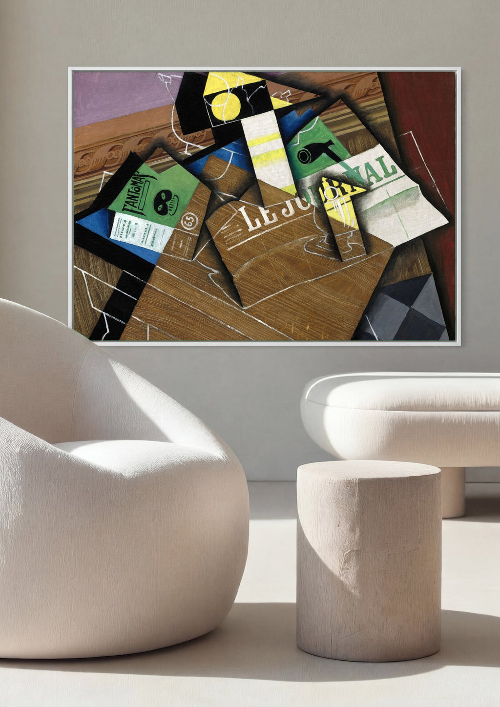 Quadro Decorativo 'Fantômas' - Juan Gris | quadro emoldurado na parede