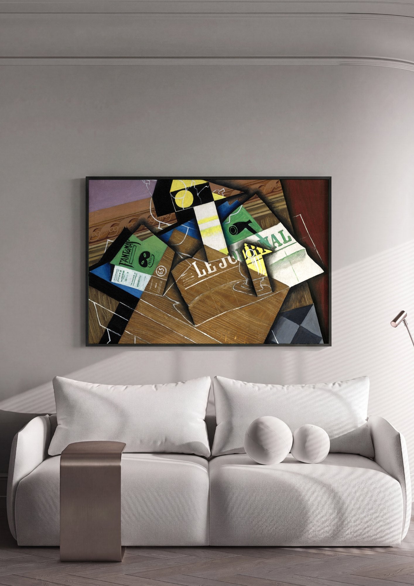 Quadro Decorativo 'Fantômas' - Juan Gris | quadro emoldurado na parede