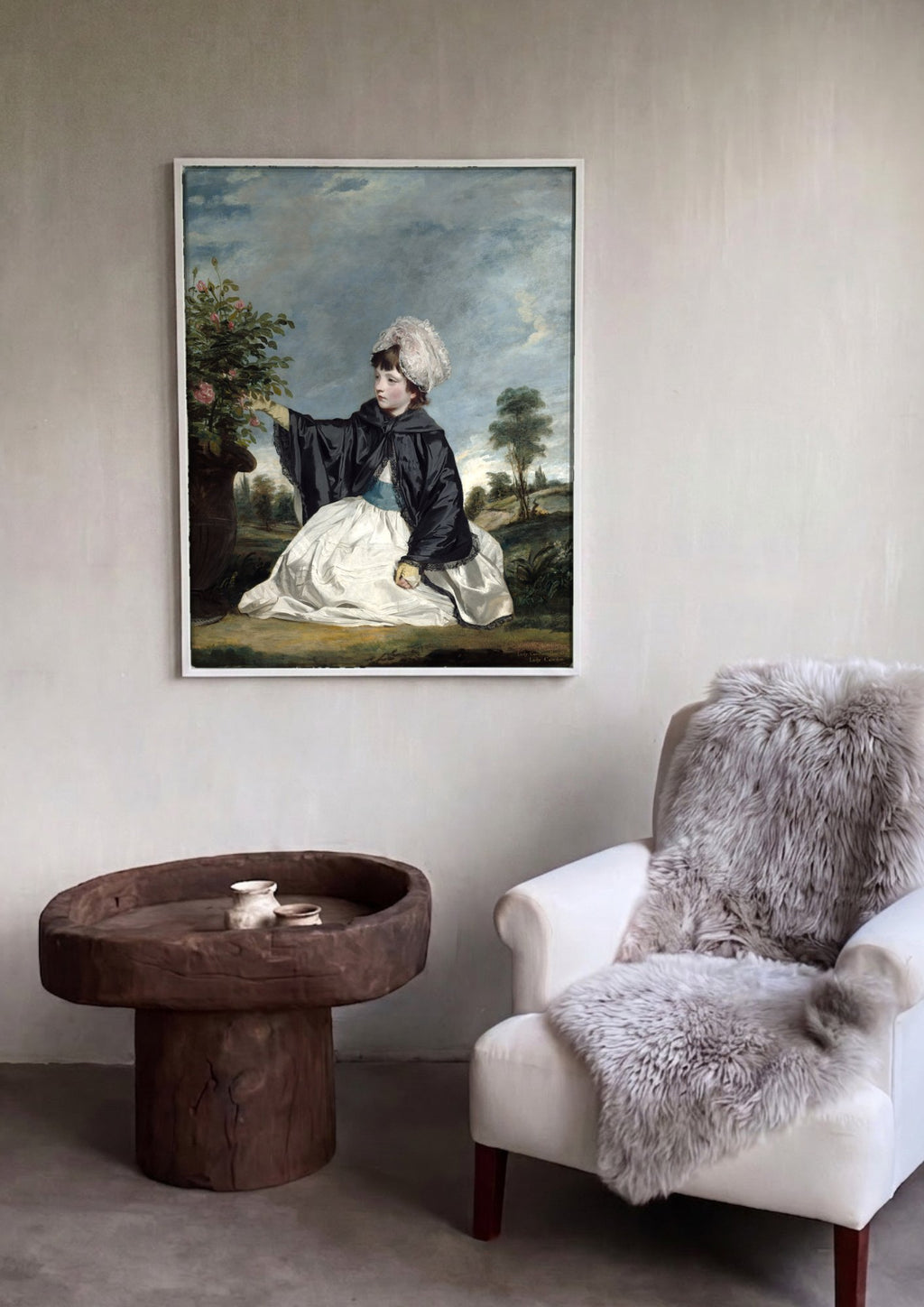 Quadro Decorativo Lady Caroline Howard - Sir Joshua Reynolds | quadro emoldurado na parede