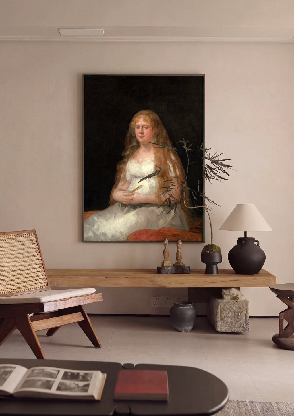 Quadro Decorativo A Mulher Grávida (D. Josefa Castilla) - Goya | quadro emoldurado na parede