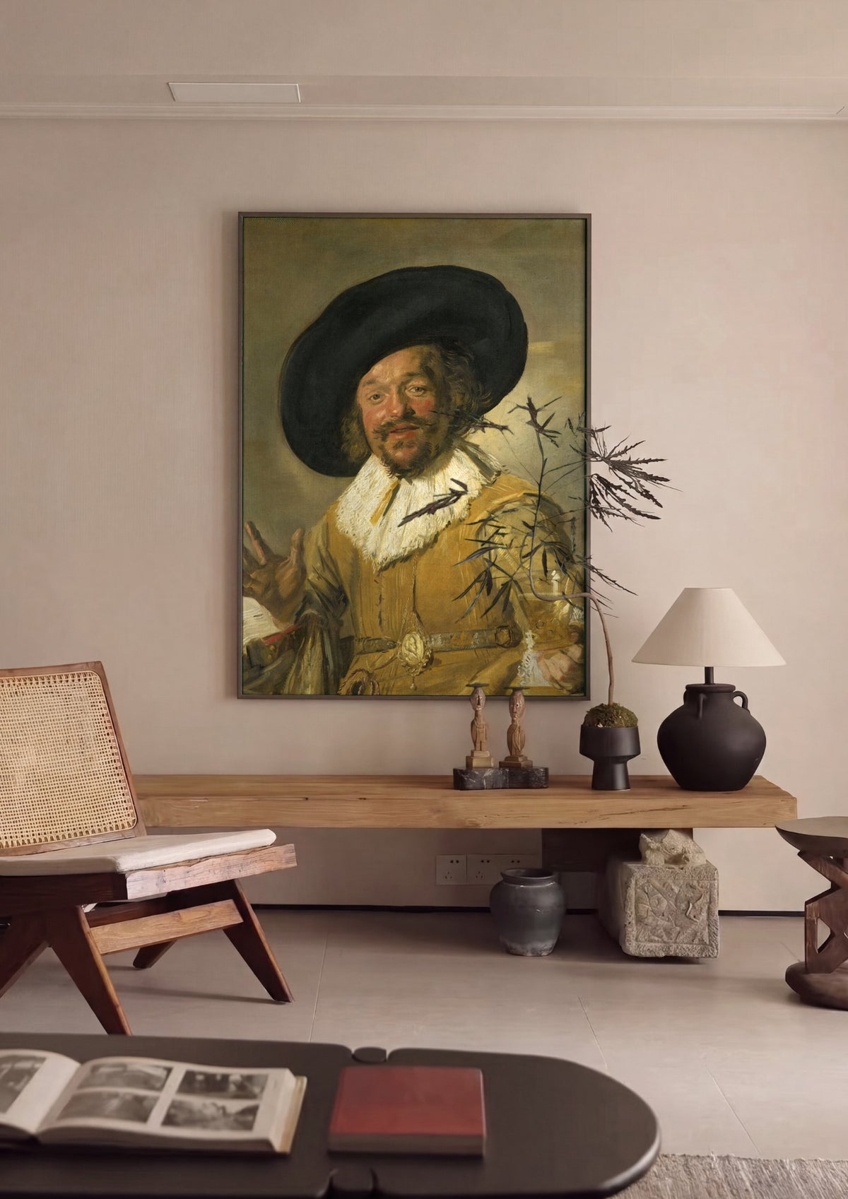 Quadro Decorativo 'O Menino Alegre' - Frans Hals | quadro emoldurado na parede