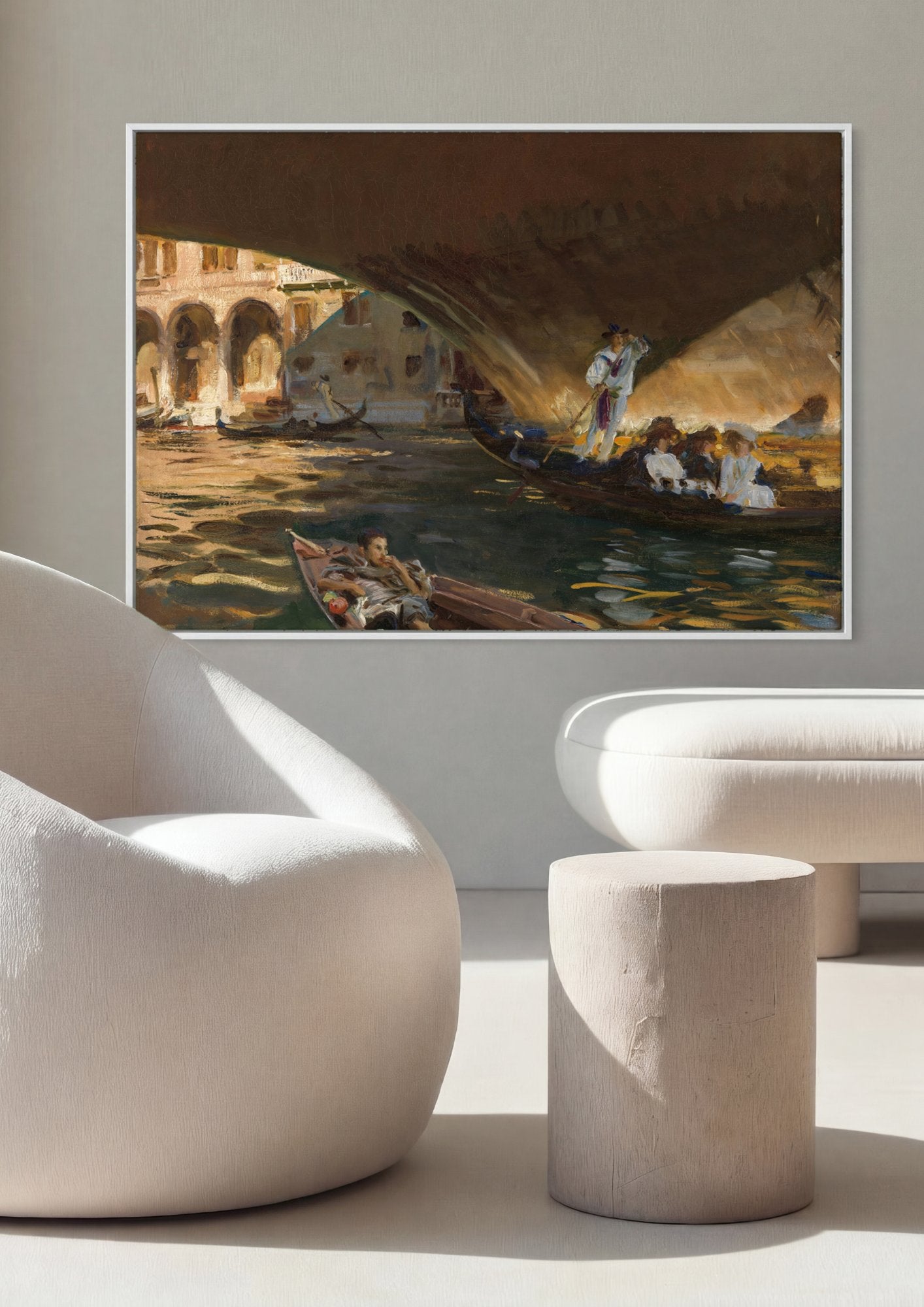Quadro Decorativo A Ponte dos Suspiros - John Singer Sargent em ambiente decorado