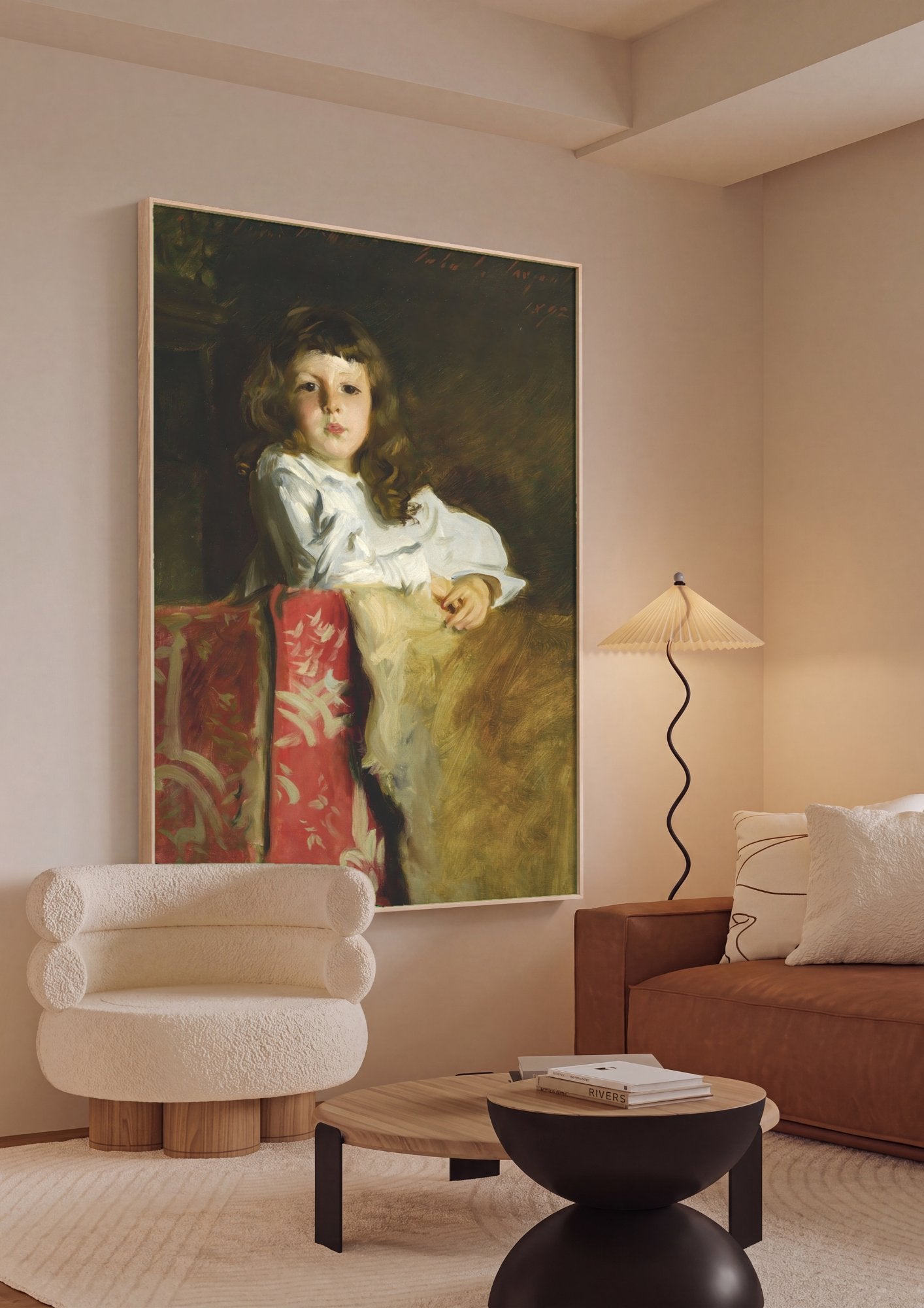 Quadro Decorativo 'Dorothy' - John Singer Sargent em ambiente decorado