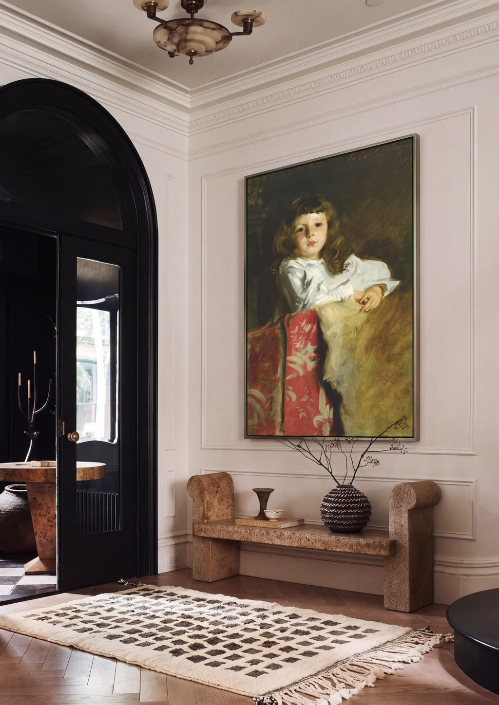 Quadro Decorativo 'Dorothy' - John Singer Sargent em ambiente decorado