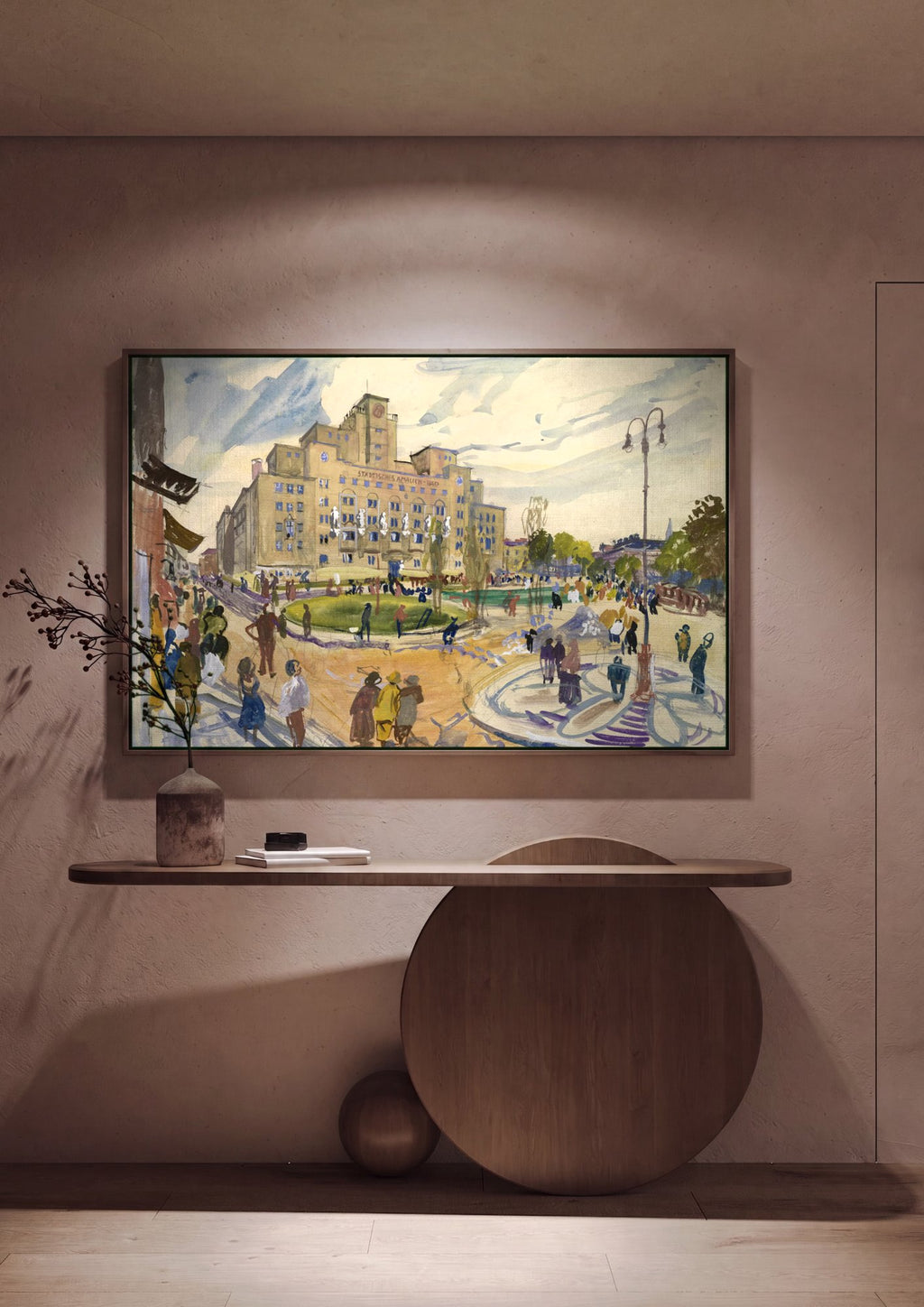 Quadro Decorativo Amalienbad - Oskar Laske em ambiente decorado