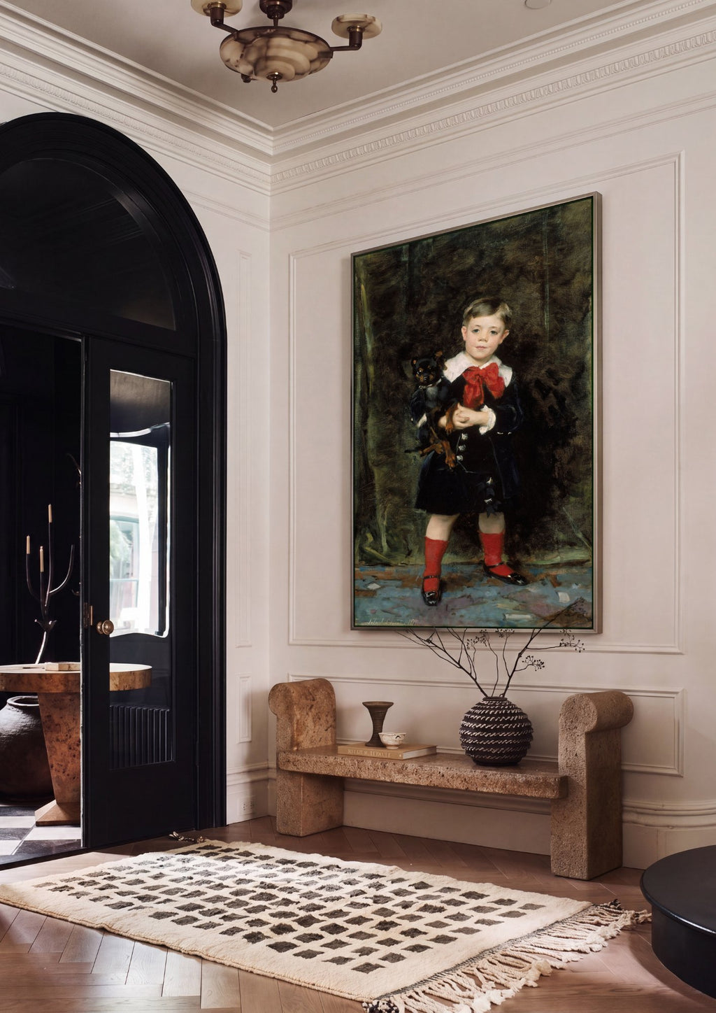 Quadro Decorativo Master Edward Robinson - John Singer Sargent em ambiente decorado