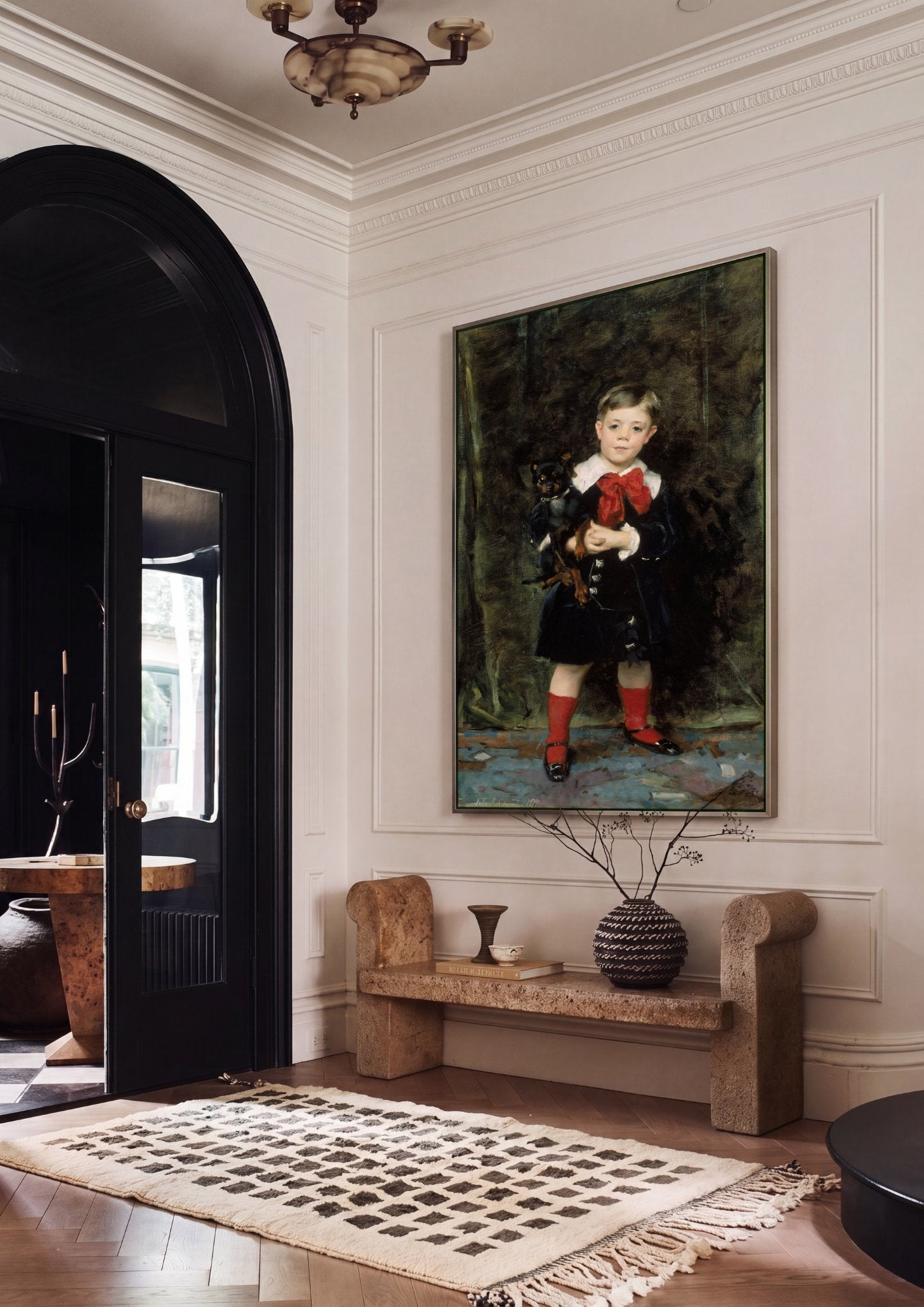 Quadro Decorativo Master Edward Robinson - John Singer Sargent em ambiente decorado