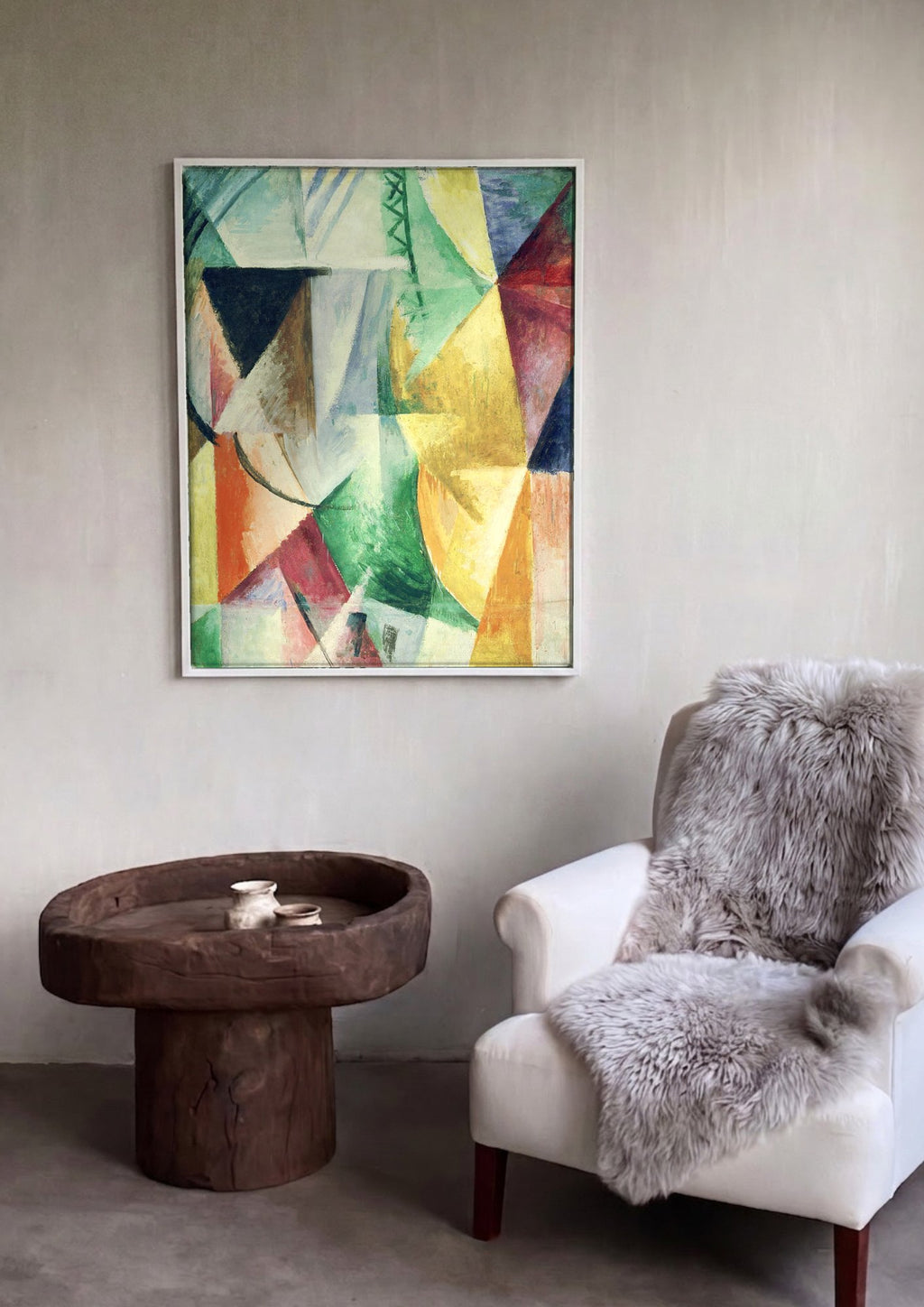 Quadro Decorativo A Torre Eiffel - Robert Delaunay | quadro emoldurado na parede