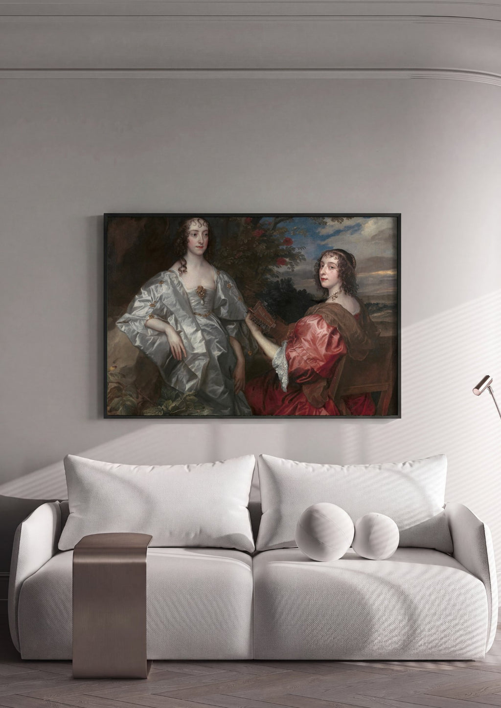 Quadro Decorativo As Irmãs Killigrew - Anthony van Dyck | quadro emoldurado na parede