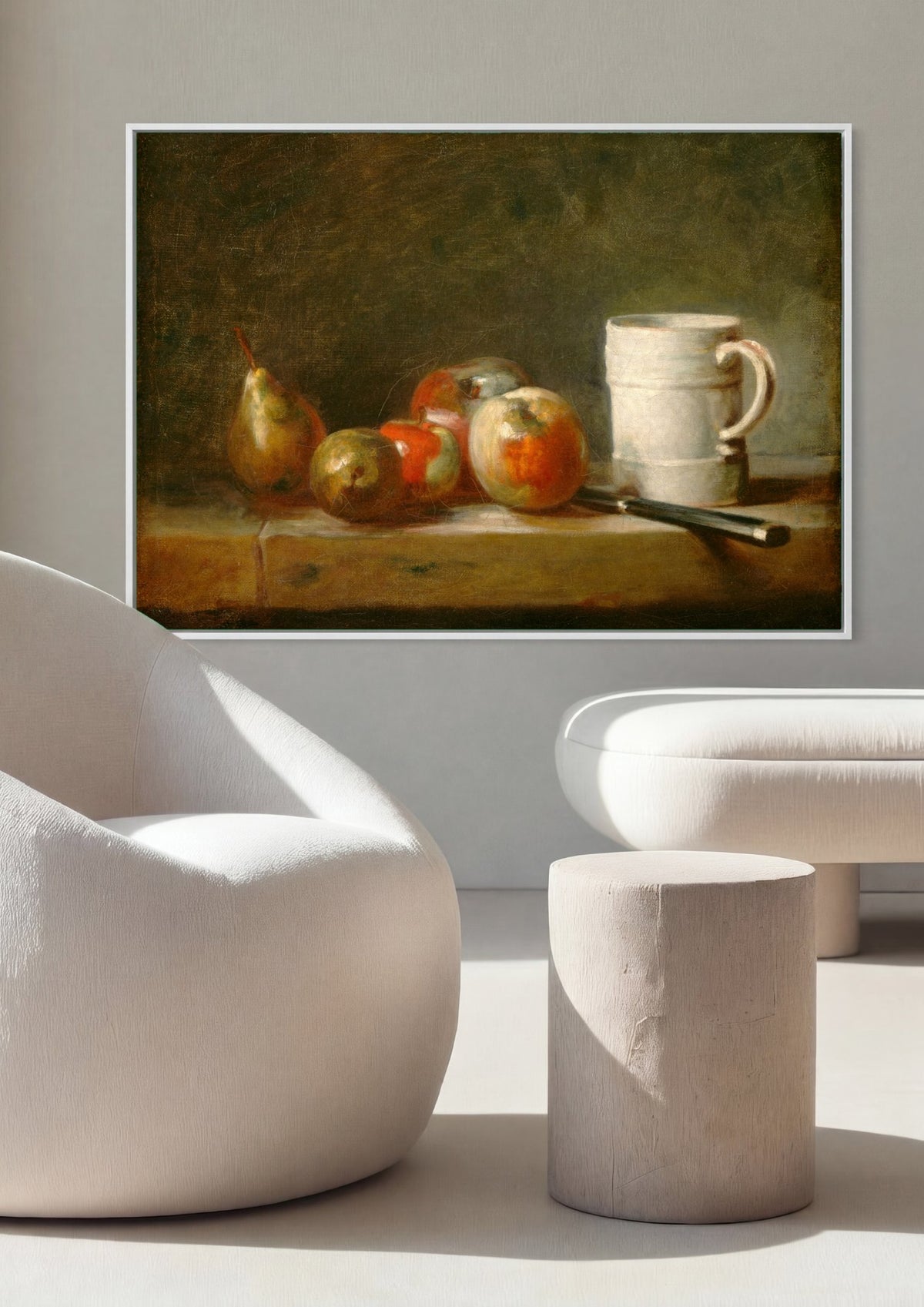 Quadro Decorativo Natureza-morta com Frutas - François Boucher | quadro emoldurado na parede