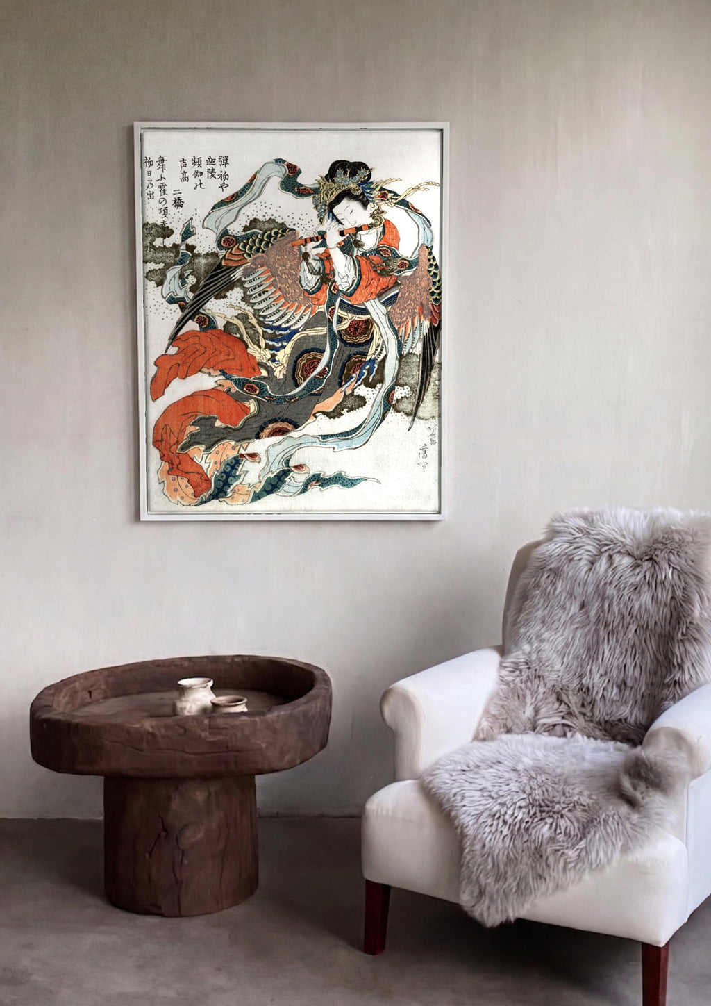 Quadro Decorativo Karura (Karyōbinga) - Hokusai | quadro emoldurado na parede