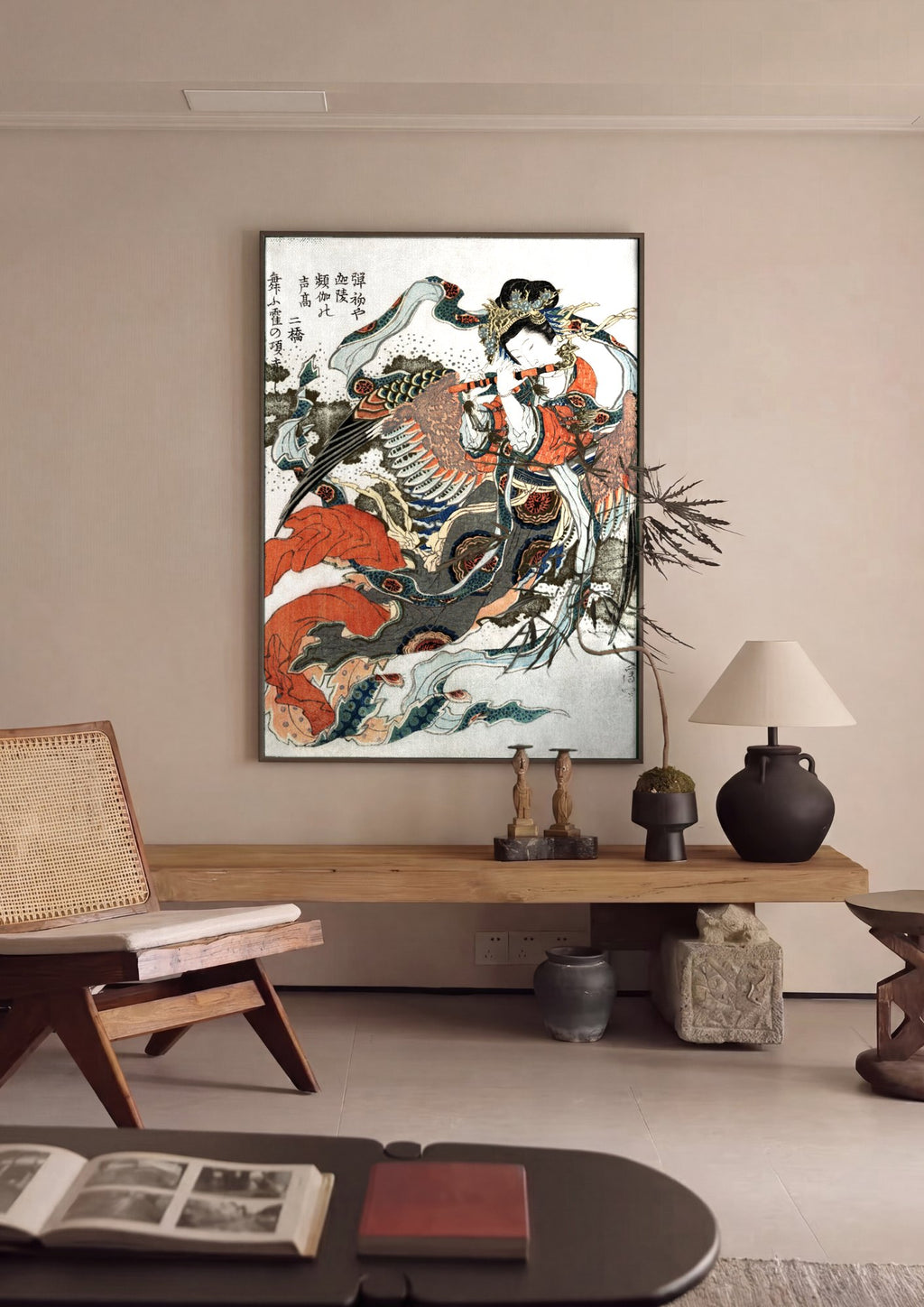 Quadro Decorativo Karura (Karyōbinga) - Hokusai | quadro emoldurado na parede