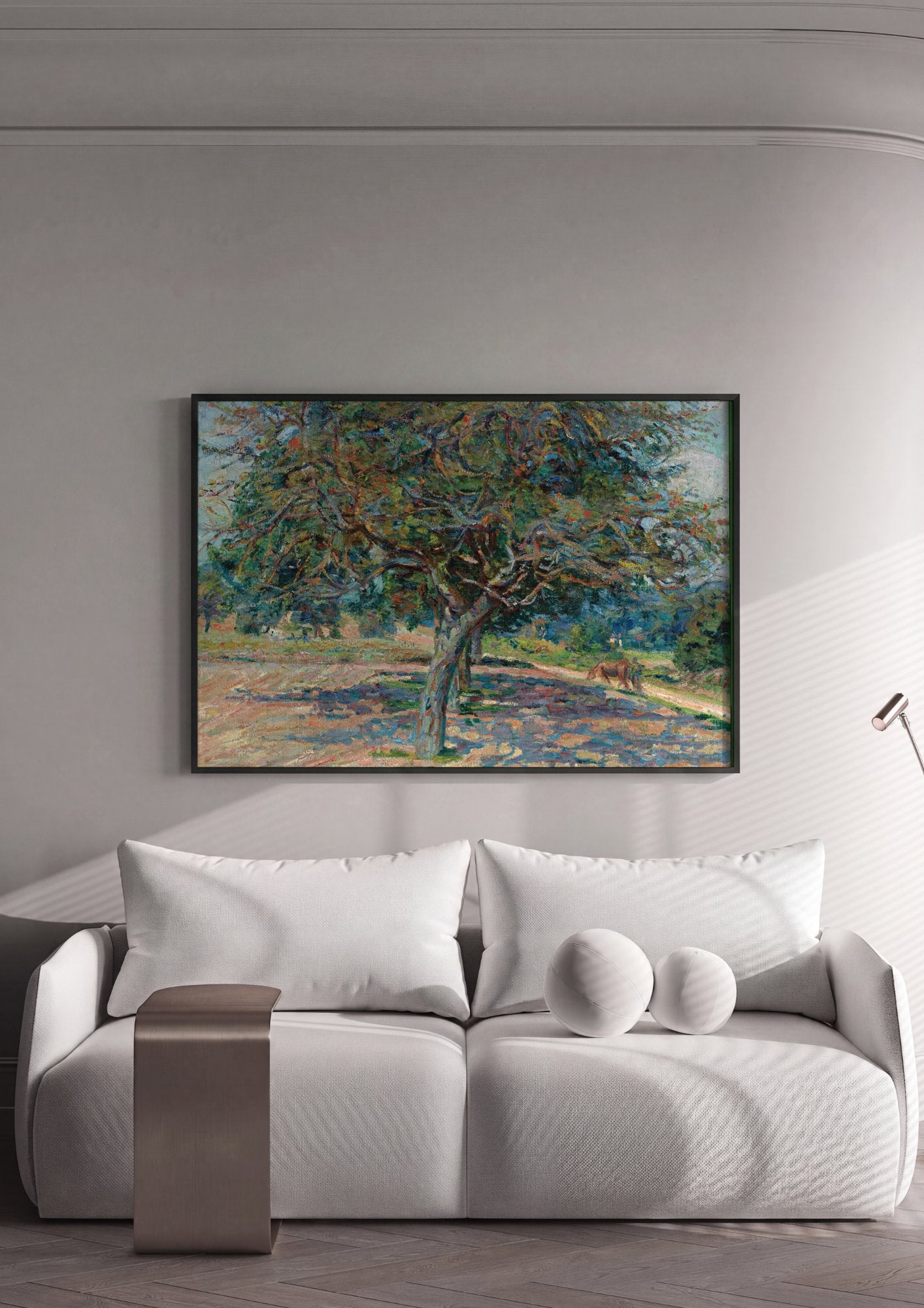 Quadro Decorativo A Macieira - Armand Guillaumin em ambiente decorado