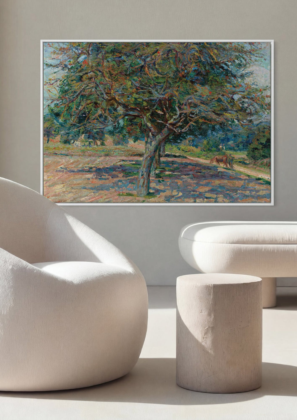 Quadro Decorativo A Macieira - Armand Guillaumin em ambiente decorado