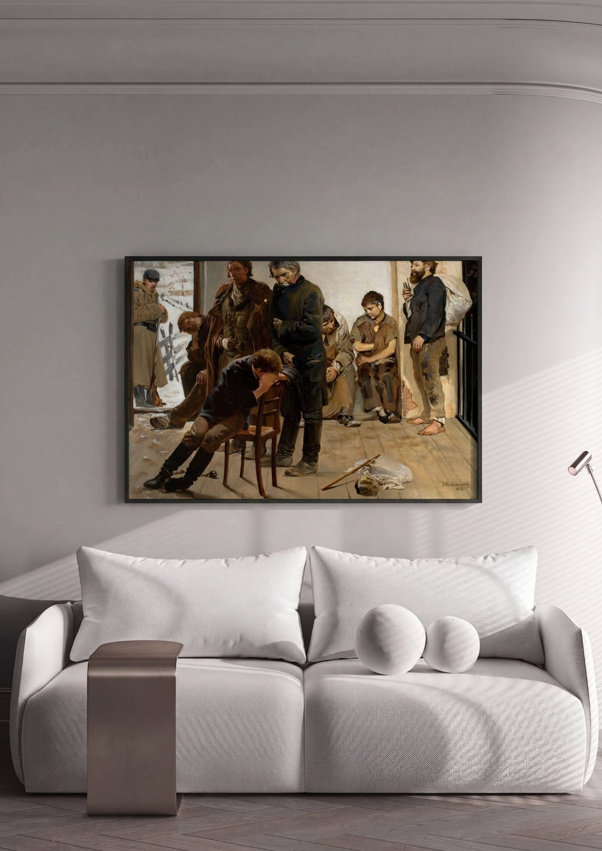 Quadro Decorativo 'A Prisao' - Jacek Malczewski | quadro emoldurado na parede