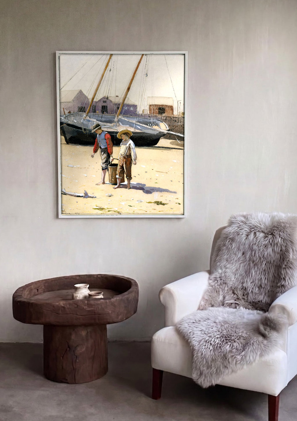 Quadro Decorativo Cenas de Praia - Winslow Homer | quadro emoldurado na parede