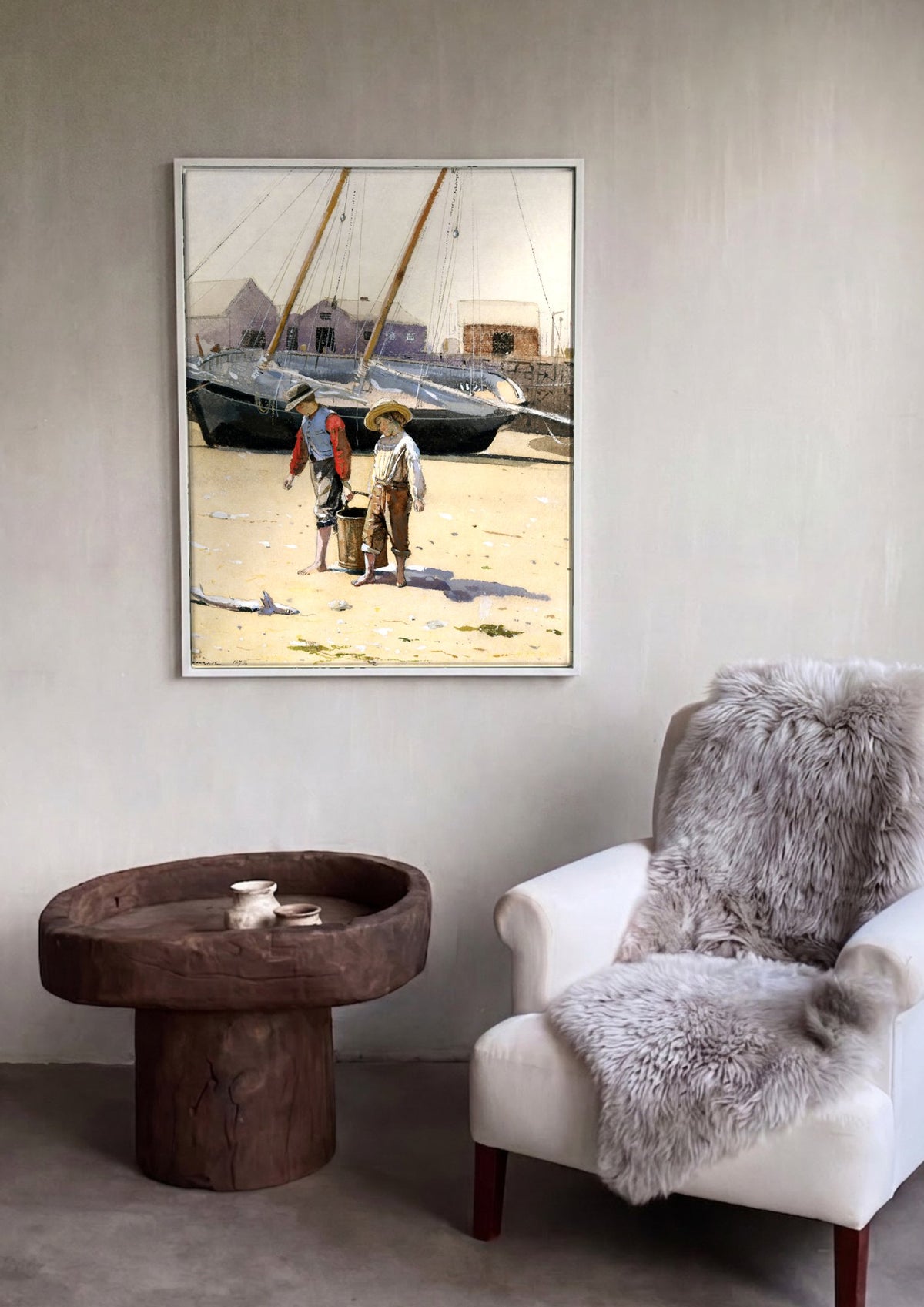 Quadro Decorativo Cenas de Praia - Winslow Homer | quadro emoldurado na parede