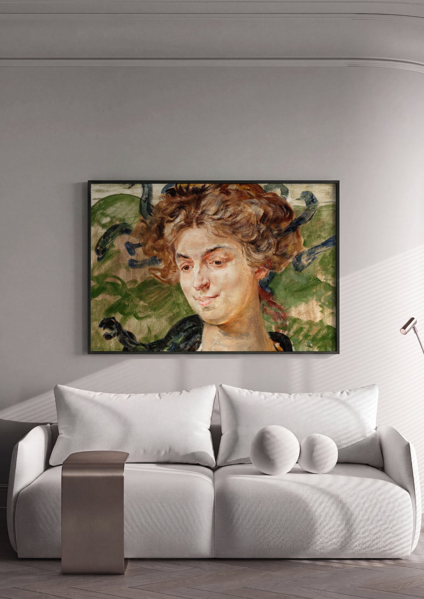 Quadro Decorativo A Medusa - Jacek Malczewski | quadro emoldurado na parede