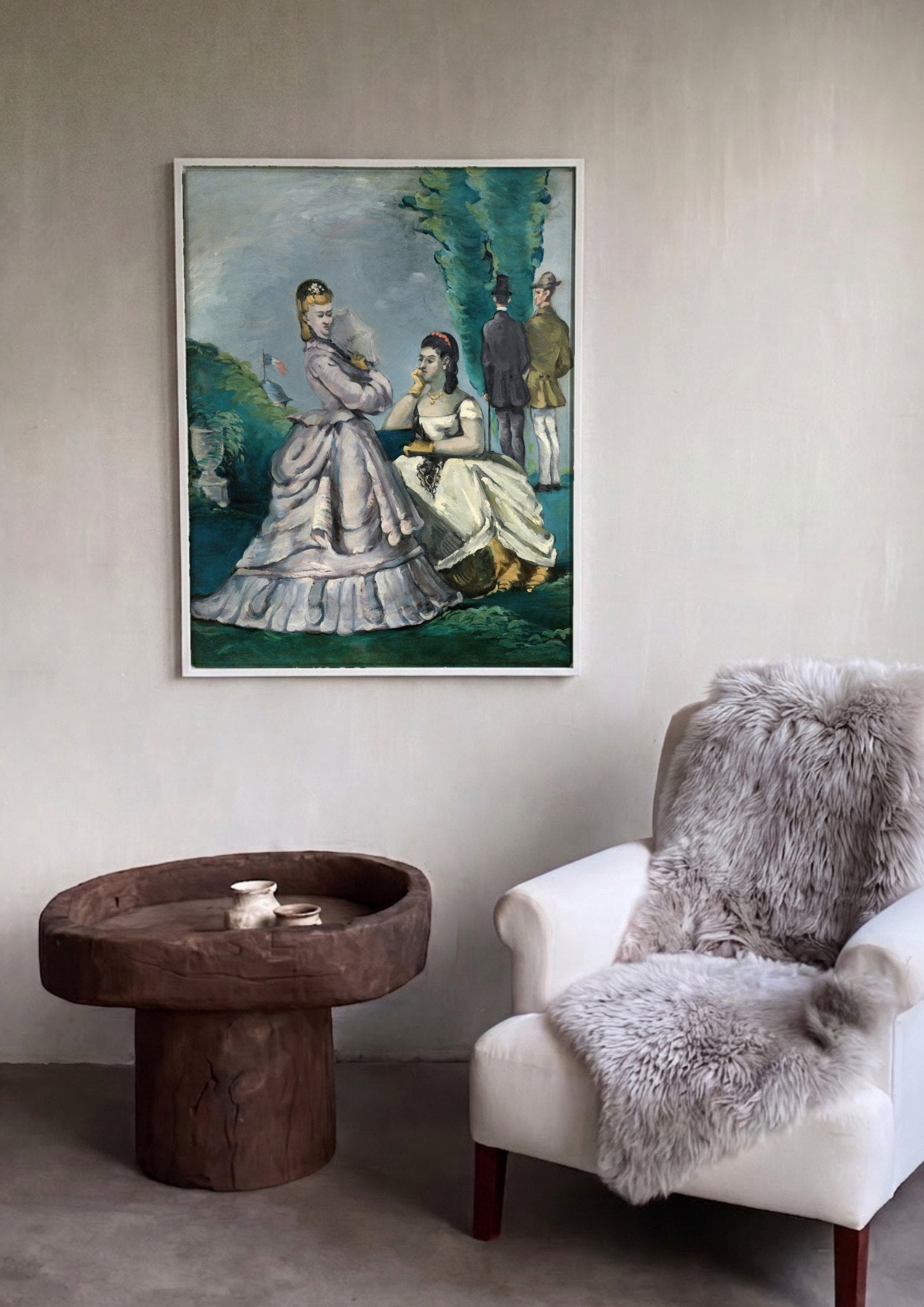 Quadro Decorativo 'As Duas Irmãs' - Paul Cézanne | quadro emoldurado na parede