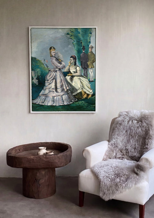 Quadro Decorativo 'As Duas Irmãs' - Paul Cézanne | quadro emoldurado na parede